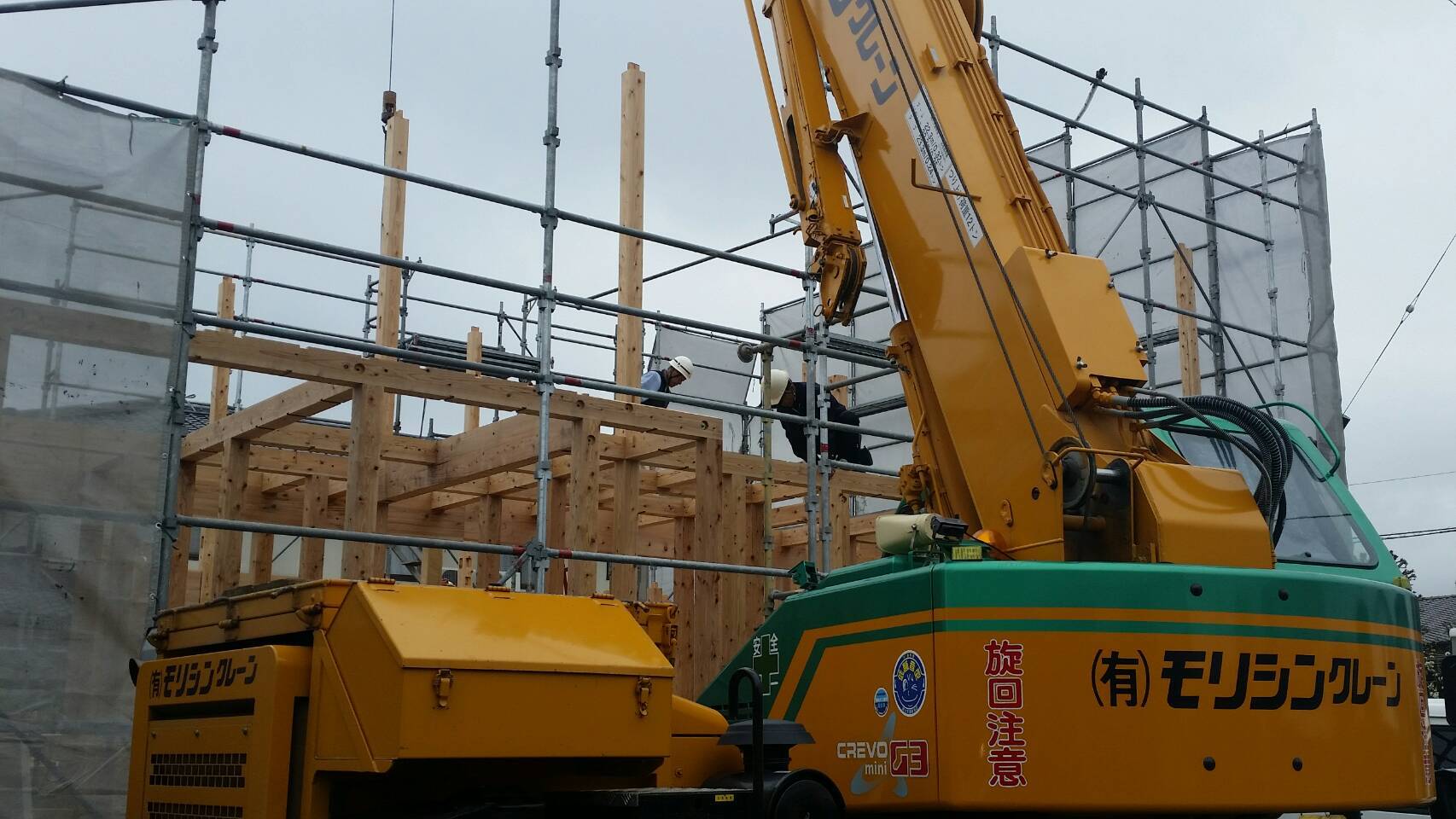 雨の合間を縫って 熊本 自然素材 注文住宅 株式会社 吉安建設